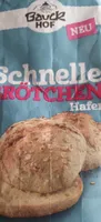 Schnelle Brötchen Hafer, Backmischung für glutenfreie Brot auf Basis von Hafermehl