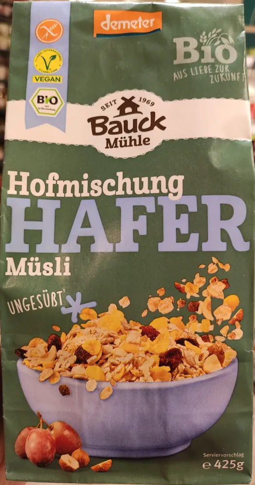 Hafer Müsli ungesüsst