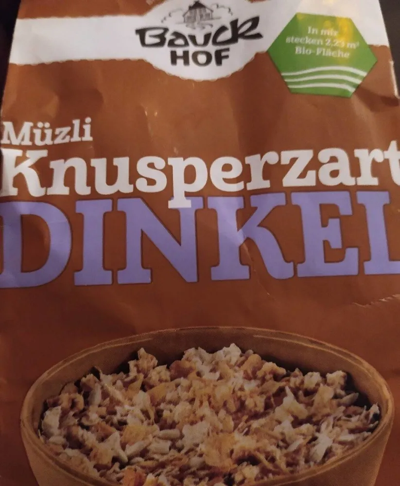 Müzli Knusperzart Dinkel