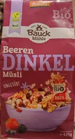 Beeren Dinkel Müsli Ungesüsst