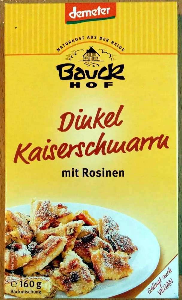 Dinkel Kaiserschmarrn ohne Rosinen