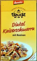 Dinkel Kaiserschmarrn ohne Rosinen