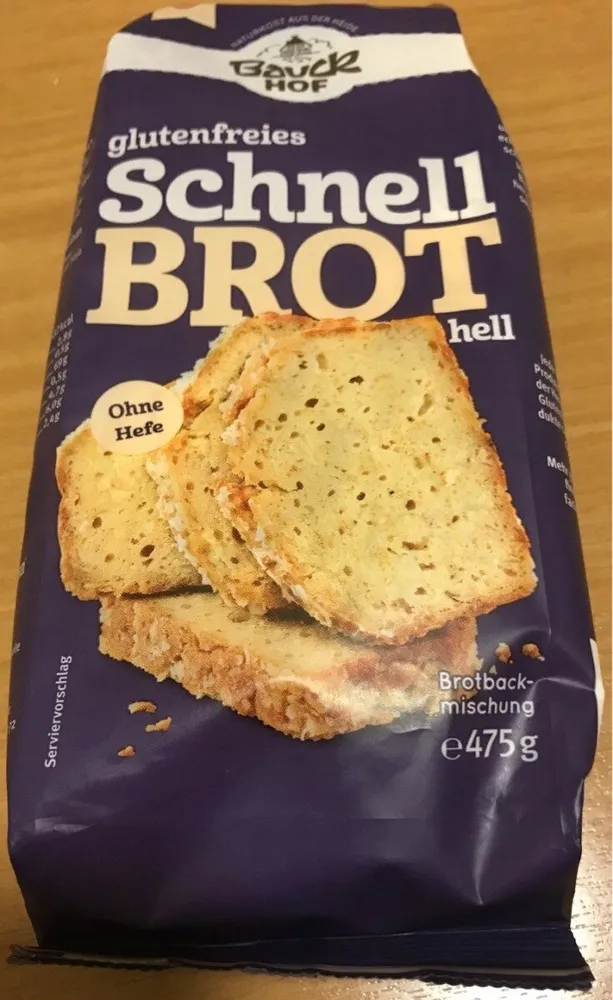 Glutenfreies schnellbrot