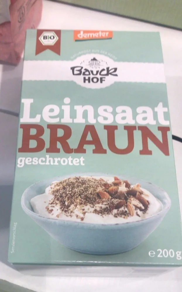 leinsaat braun