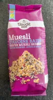 Muesli d’avoine baies