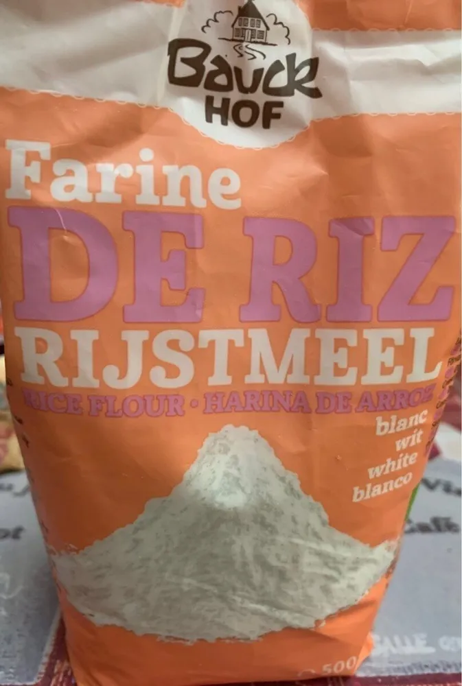 Farine de riz blanc