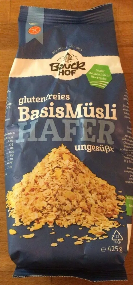 Glutenfreies Basismüsli Bauckhoh