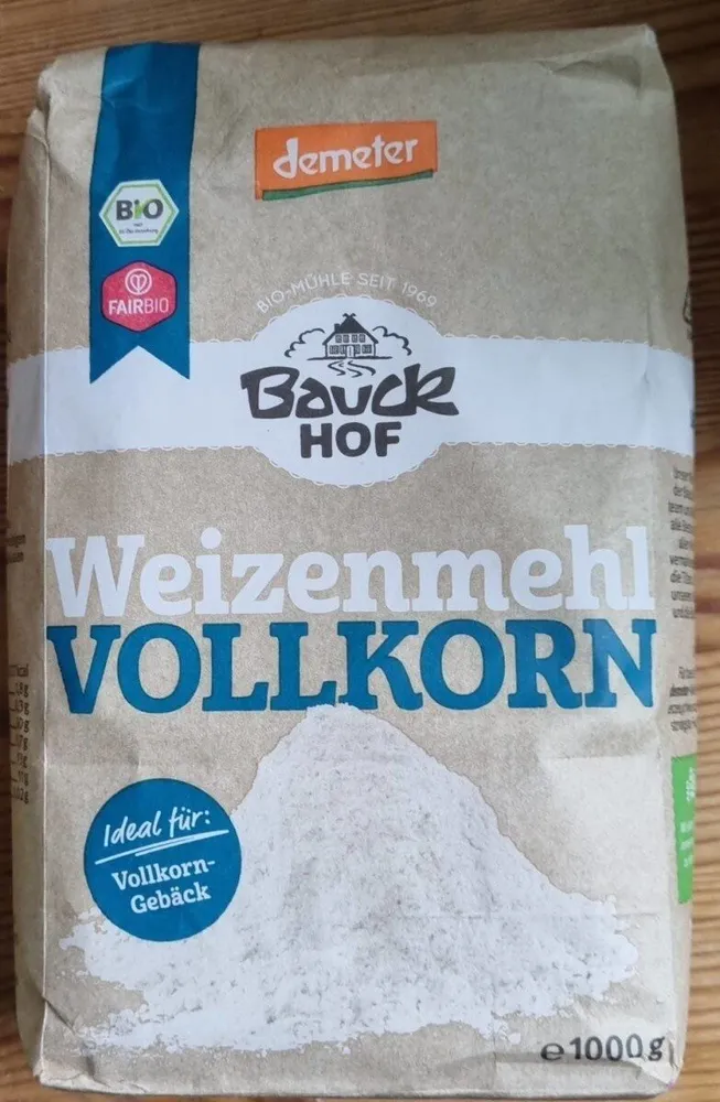 Weizenmehl Vollkorn