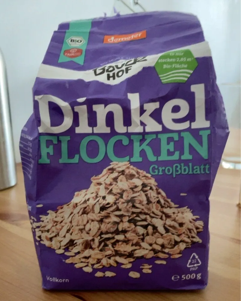 Dinkel Flocken Großblatt