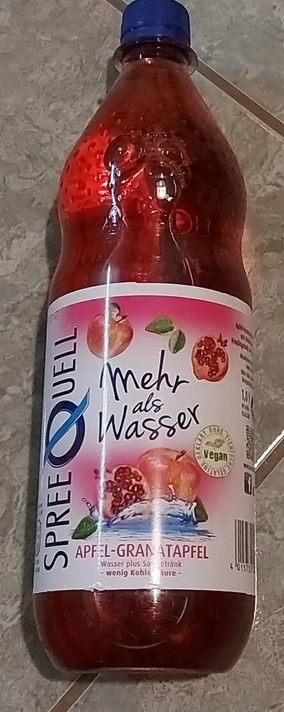 Mehr als Wasser Apfel-Granatapfel
