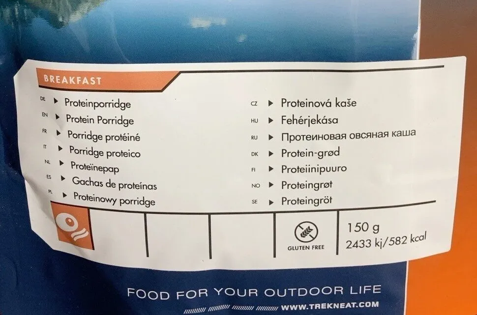 Porridge proteine