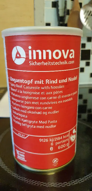 Ungarntopf mit Rind und Nudel