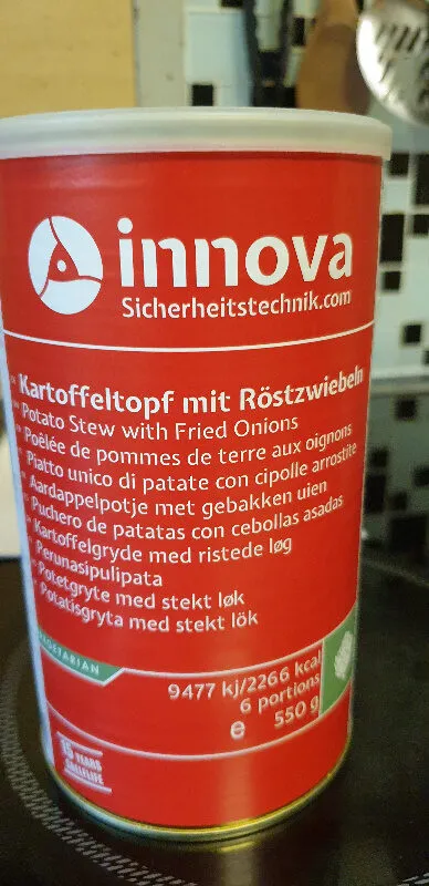 Kartoffeltopf mit Röstzwiebeln