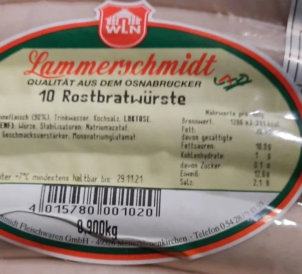Lammerschmidt Rostbratwürste