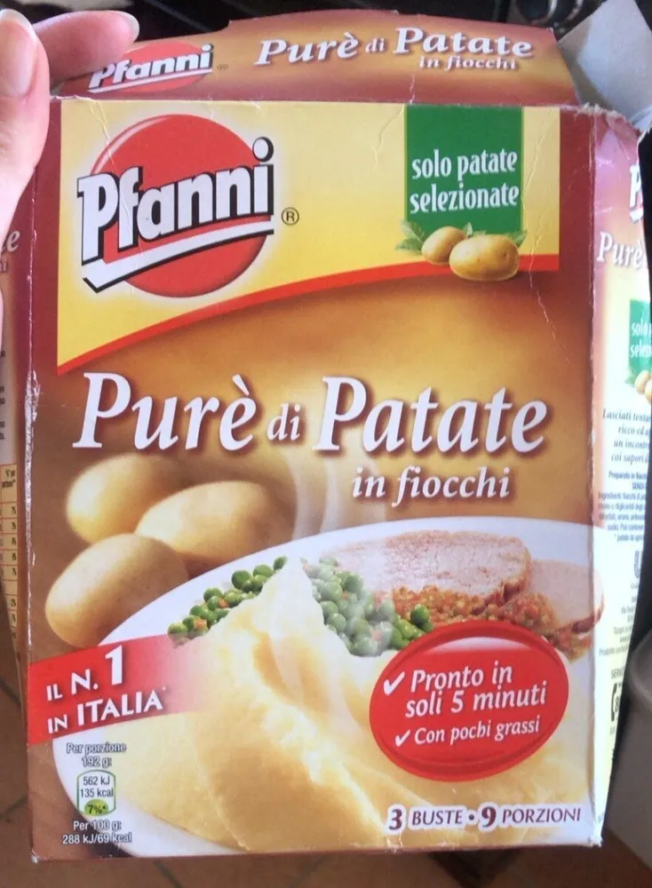 Purè di patate in fiocchi