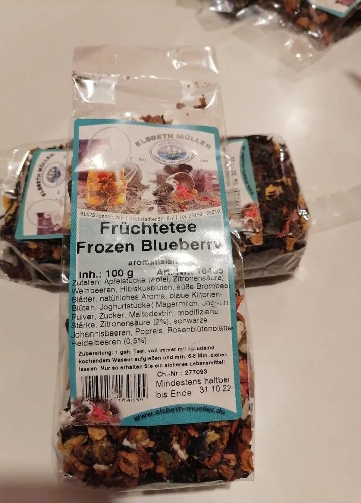Früchtetee Frozen Blueberry