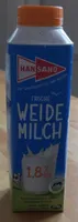 Frische Weide Milch 1,8%