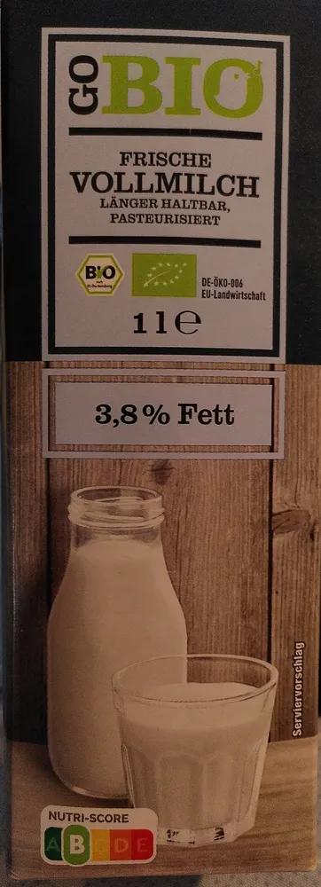 Frische vollmilch