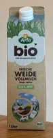 Weidemilch (Vollmilch), frisch, 3,8% (Bio)