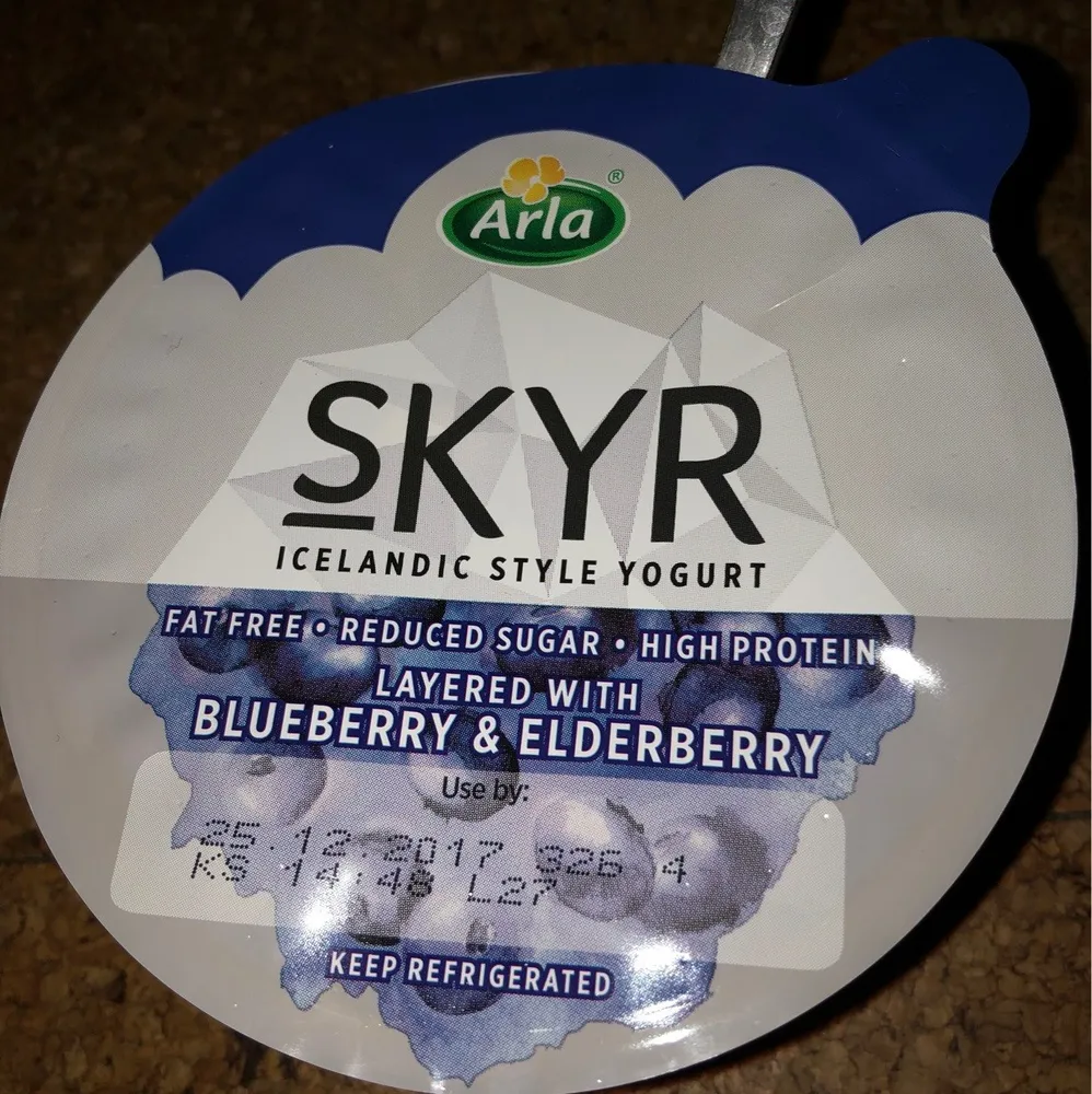 Arla Skyr Icelandic Style Yogurt,Blueberry 150G