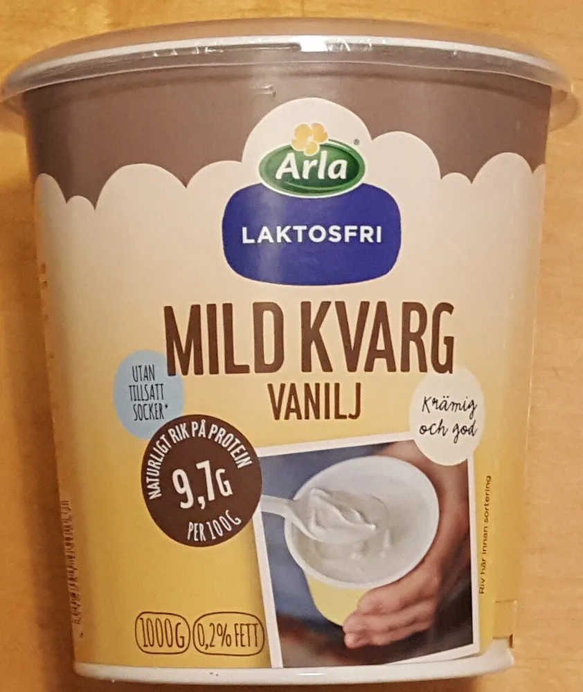 Mild Kvarg - Vanilj - Laktosfri