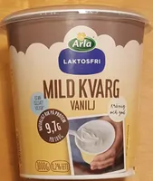 Mild Kvarg - Vanilj - Laktosfri
