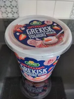 GREKISK YOGHURT LOW FAT JORDGUBB