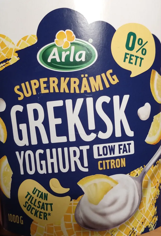 GREKISK YOGHURT CITRON