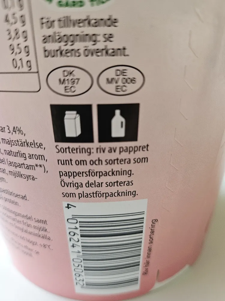 Mild Kvarg, Jordgubb (Laktosfri)