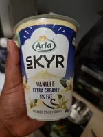 PROTE Arla SKYR VANILLE EXTRA CREAMY 5% FAT ICELAN