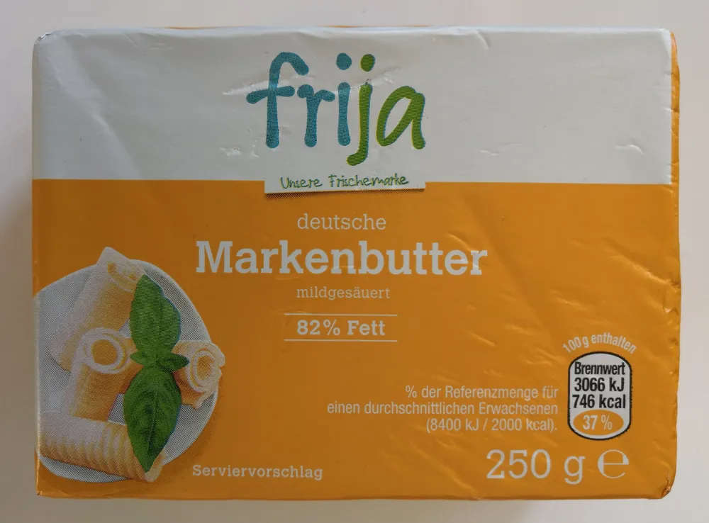 frija Deutsche Markenbutter mildgesäuert
