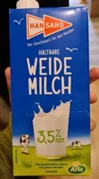 Milch 3,5% Fett