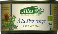 Paté vegetal ecológico Á la Provençe