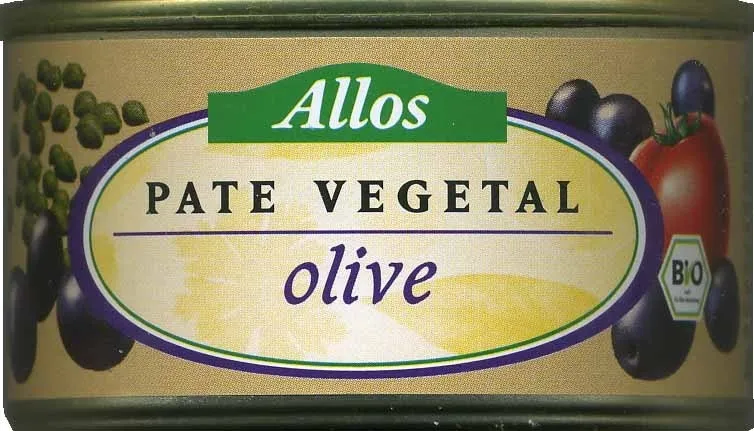 Paté vegetal ecológico Olive