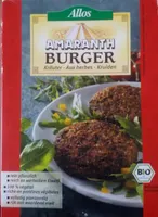 Amaranth burger aux herbes