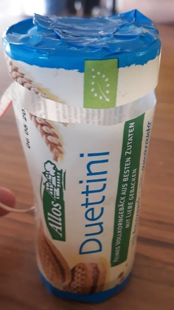 Duettini, Minidoppelkeks mit Kakaocremefüllung