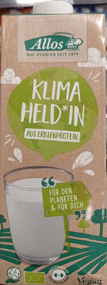 Klimaheld*in aus Erbsenprotein