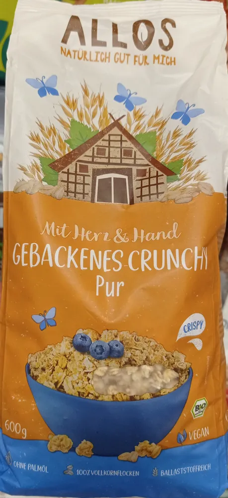 Gebackenes Crunchy Pur Hafer