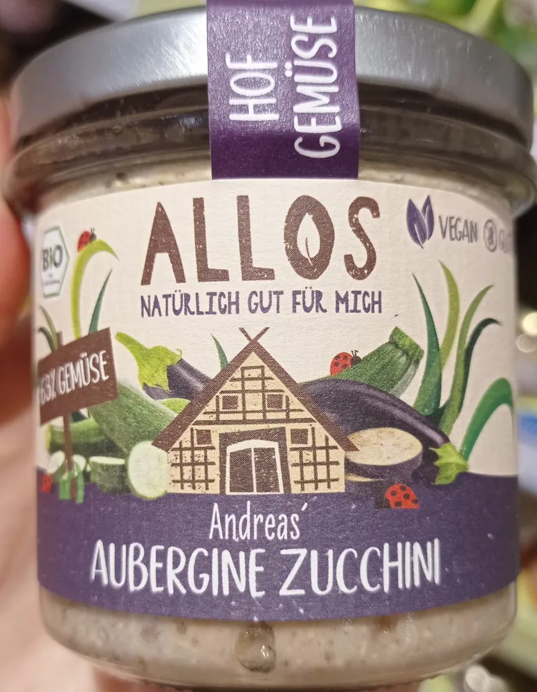 Hof-Gemüse Aubergine Zucchini