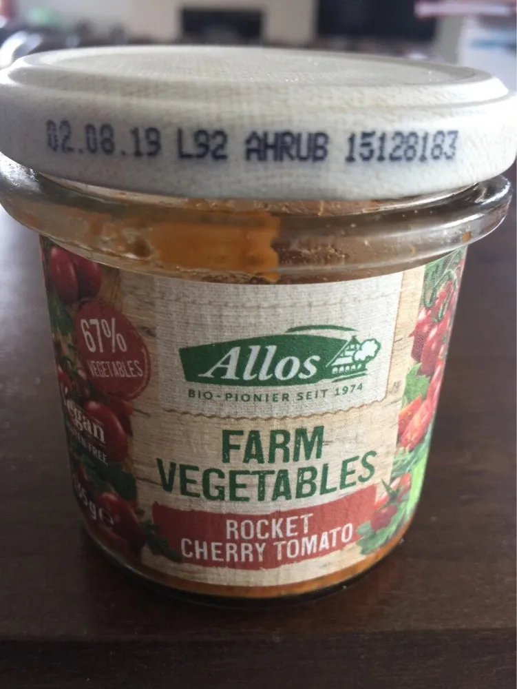 Farm vegetables rocket cherry tomato