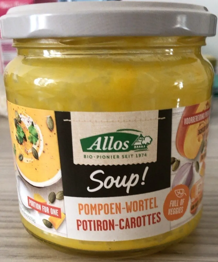 Soupe potiron carotte