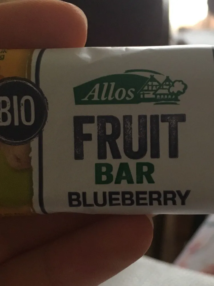 Fruit bar blueberry