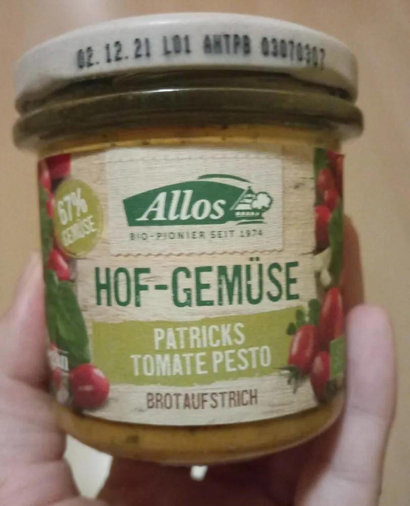 Allos Hofgemüse Patrick's Tomate Pesto
