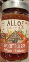 Frucht Pur 75% Erdbeere-Rhabarber
