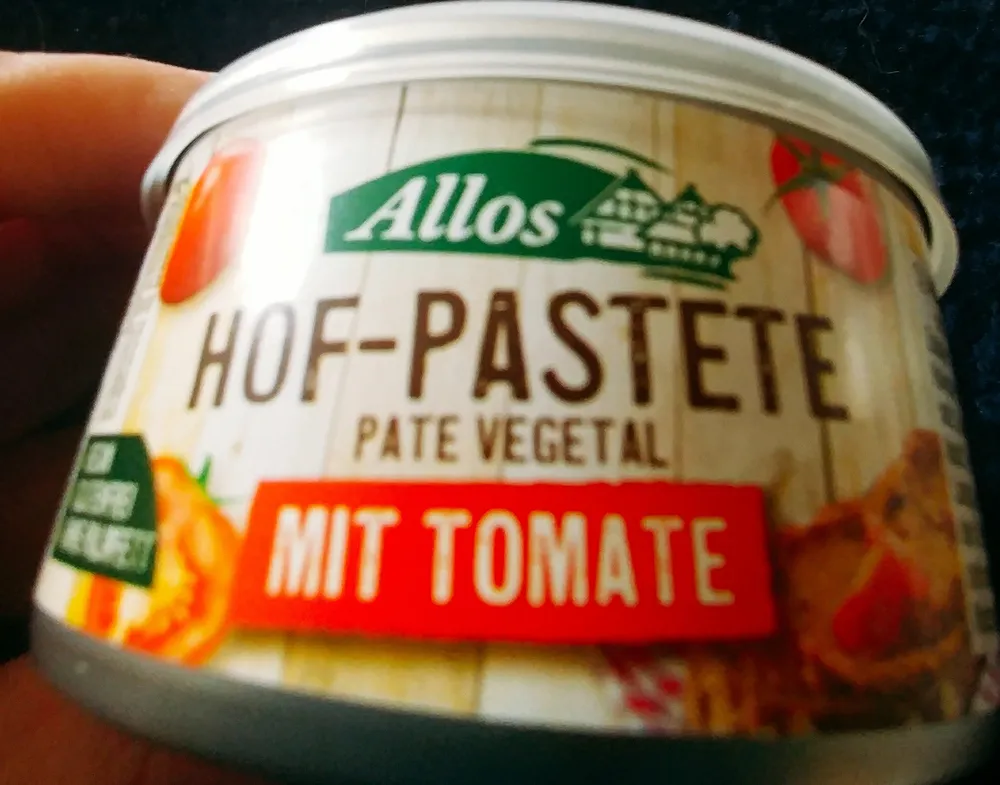 Hof Pastete mit Tomate