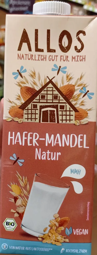 Hafer Mandel Natur