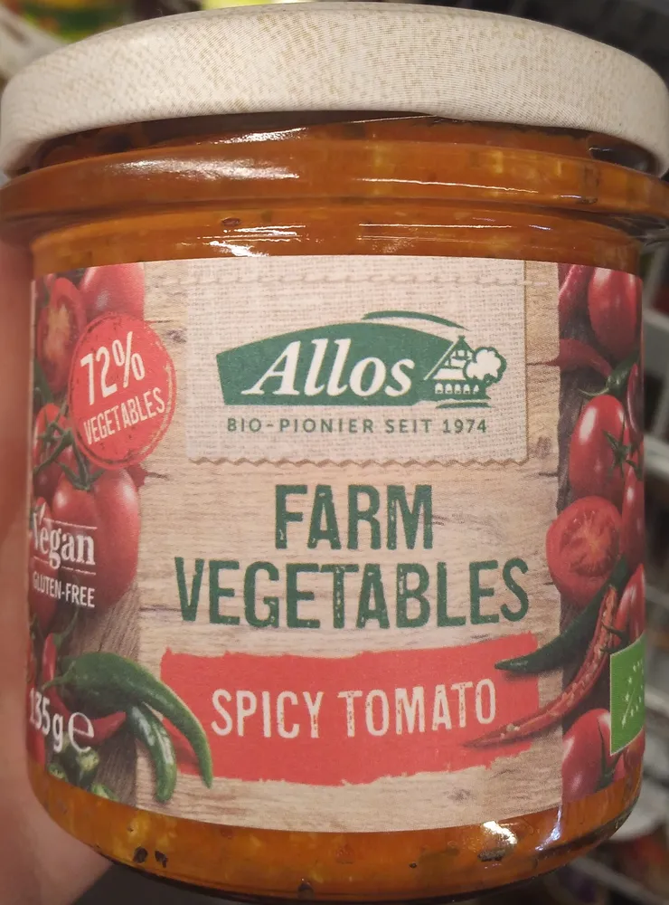 Farm vegetables Spicy tomato spread