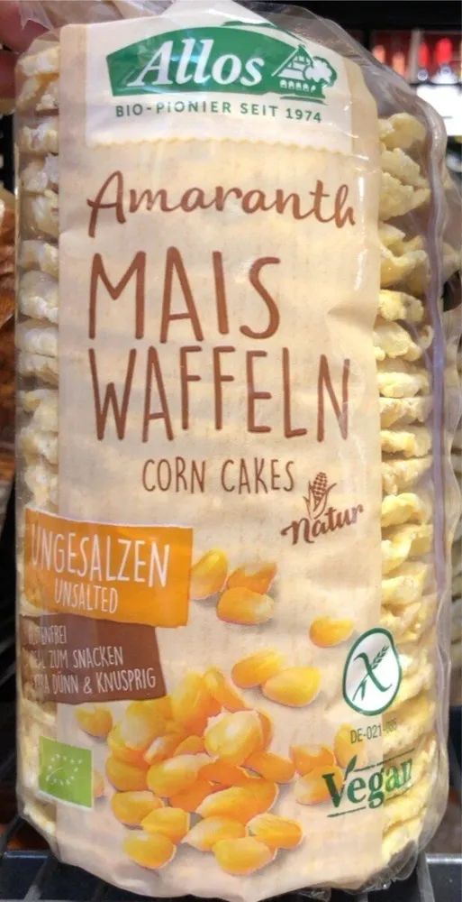 Amaranth Mais Waffeln