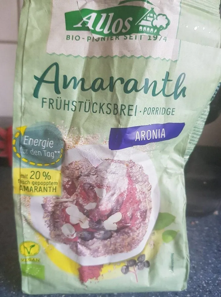Amaranth Fruhstücksbrei