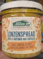 Pâte à tartiner aux lentilles